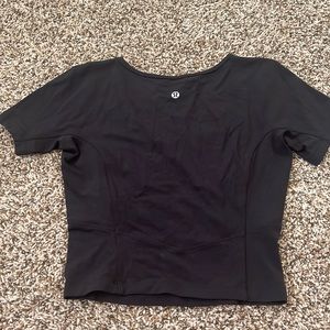 Lululemon Black Short Sleeve Tee Size 0